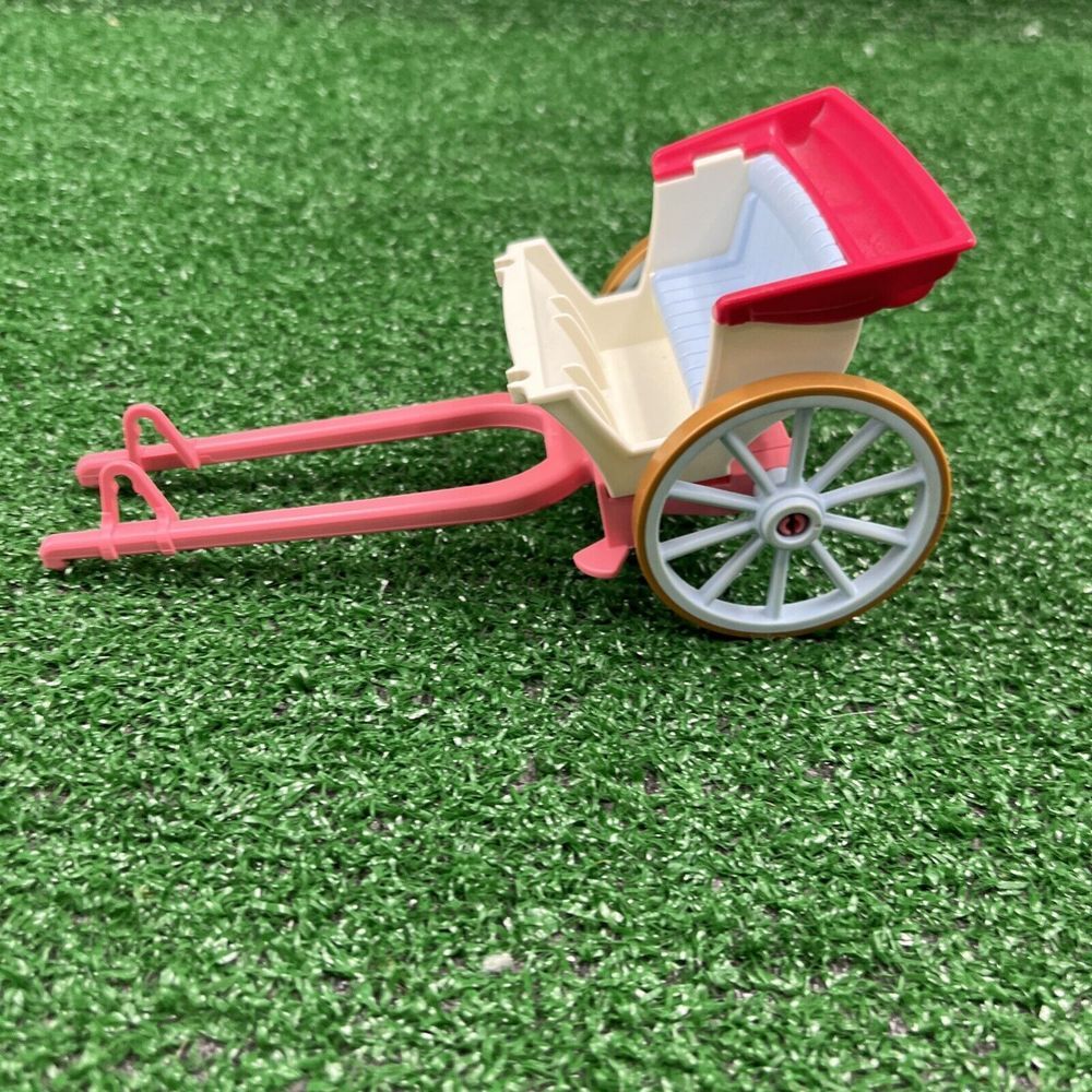 Vintage Playmobil Carriage Princess Pink‎ 1985 Carriage Only